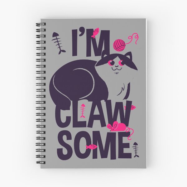 Item preview, I Am Clawsome Cat Lovers Pink designed and sold by aventi24.