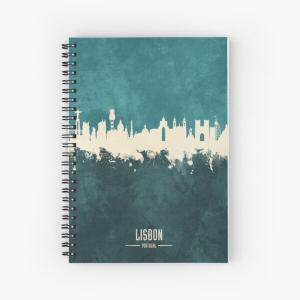 Aperçu de l'œuvre Lisbon Portugal Skyline créée et vendue par ArtPrints.
