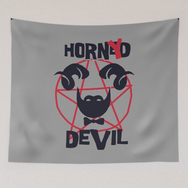 Item preview, I Am The Horned Devil Red designed and sold by aventi24.