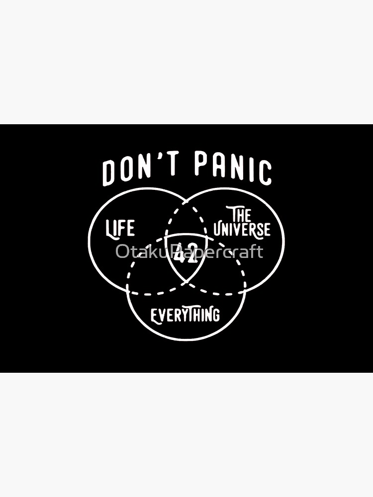42 is the Answer Hitchhiker's Guide to the Galaxy by OtakuPapercraft