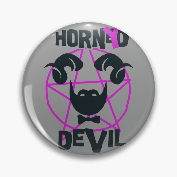Item preview, I Am The Horned Devil Pink designed and sold by aventi24.
