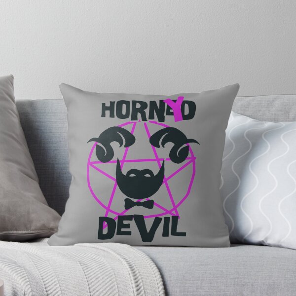 Item preview, I Am The Horned Devil Pink designed and sold by aventi24.