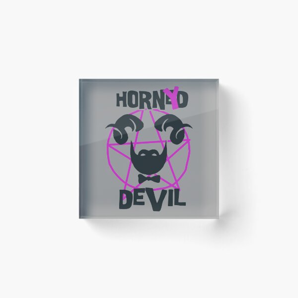 Item preview, I Am The Horned Devil Pink designed and sold by aventi24.