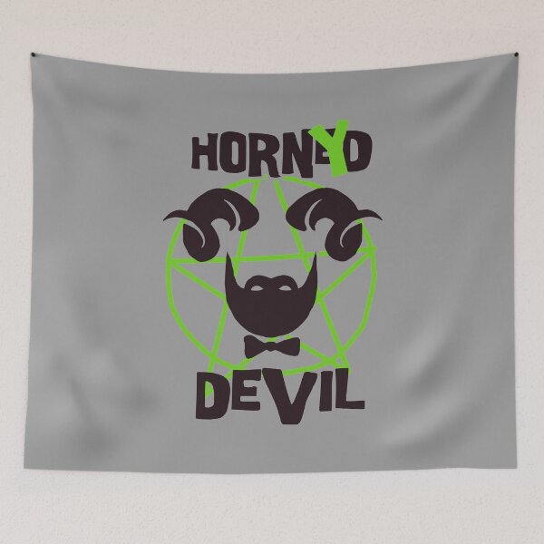 Item preview, I Am The Horned Devil Green  designed and sold by aventi24.