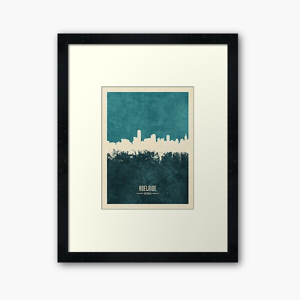 Item preview, Adelaide Australia Skyline designed and sold by ArtPrints.