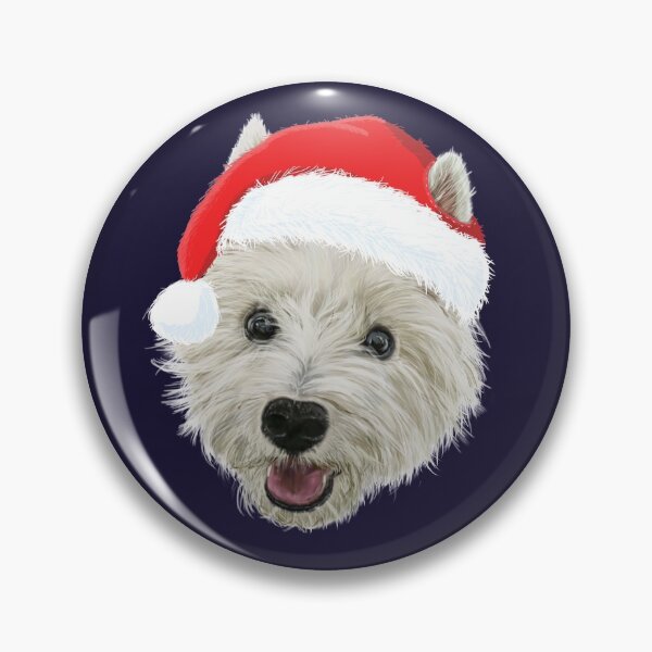 Item preview, West Highland Terrier Christmas Santa Hat  designed and sold by brodyquixote.