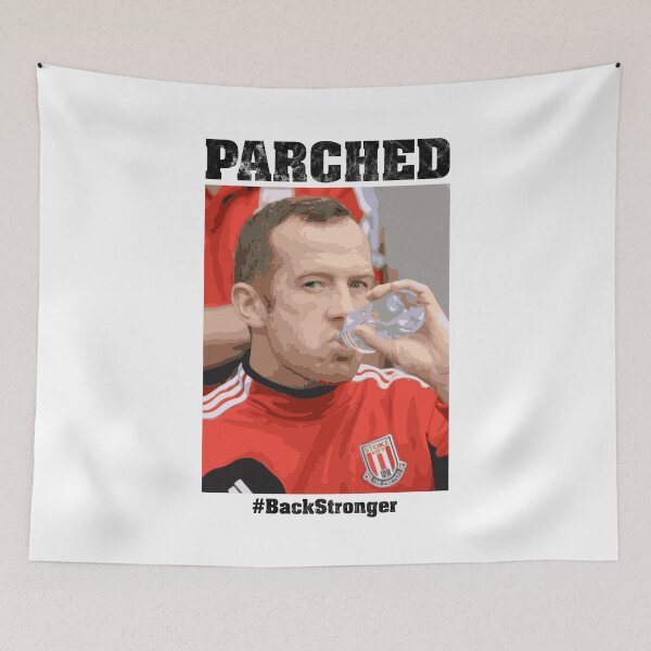 Item preview, Charlie Adam is Parched | That Peter Crouch Podcast | Worn Look Black Print designed and sold by SJ Designs.