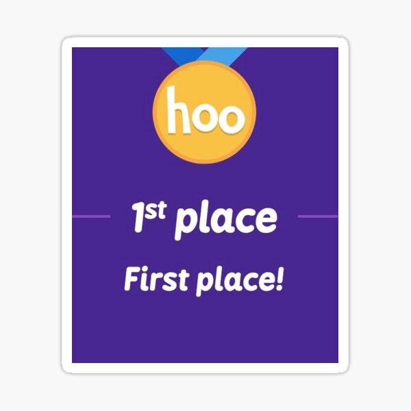 1st place kahoot