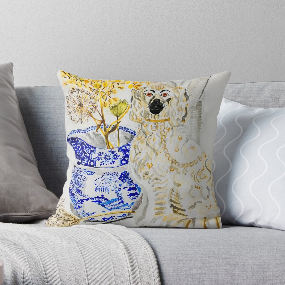 staffordshire dog pillow