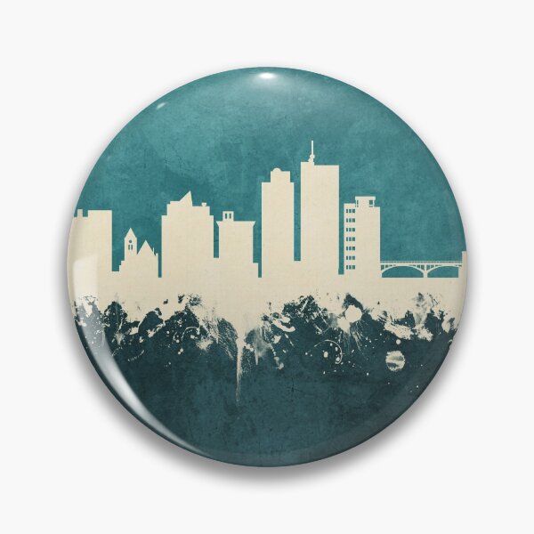 Item preview, Cedar Rapids Iowa Skyline designed and sold by ArtPrints.