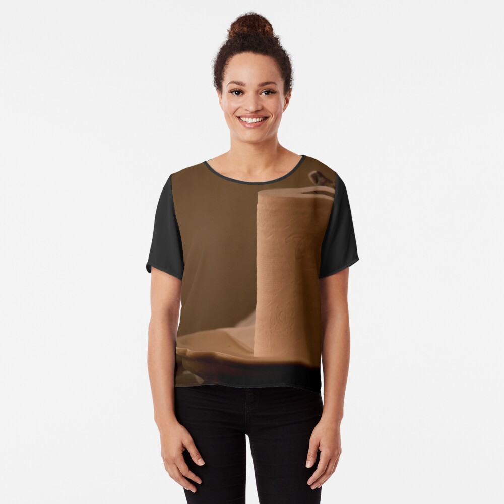 Toilet paper Chiffon Top