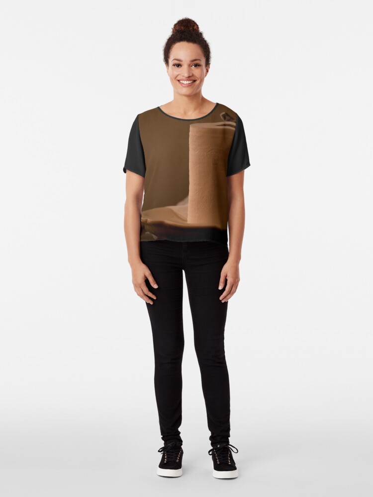 Alternate view of Toilet paper Chiffon Top