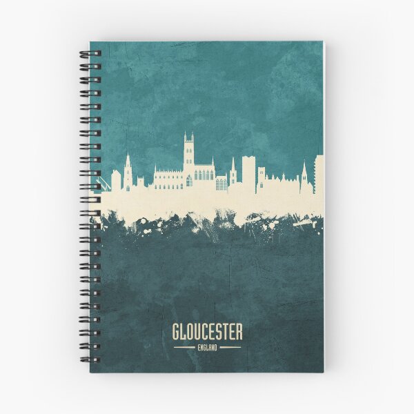 Artikelvorschau, Gloucester England Skyline entworfen und verkauft von ArtPrints.