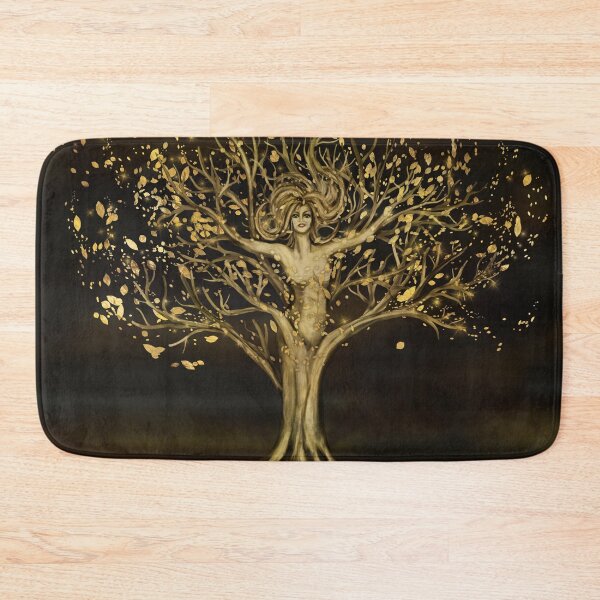 Item preview, Golden Tree Goddess  designed and sold by k9printart.