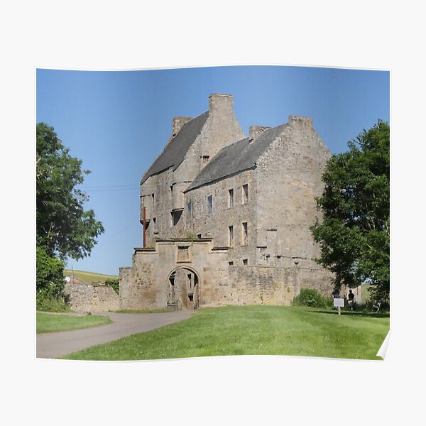 Midhope Castle , Hopetoun estate , near Edinburgh , Scotland Poster