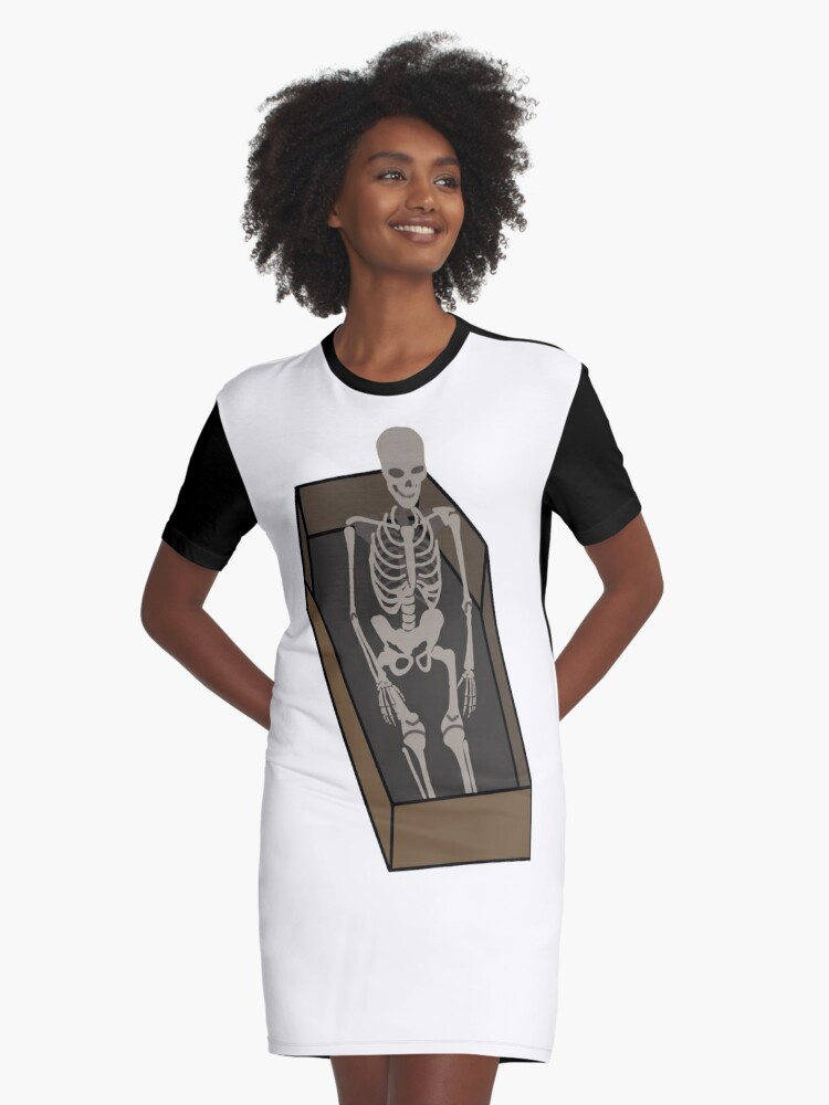 skeleton t shirt dress