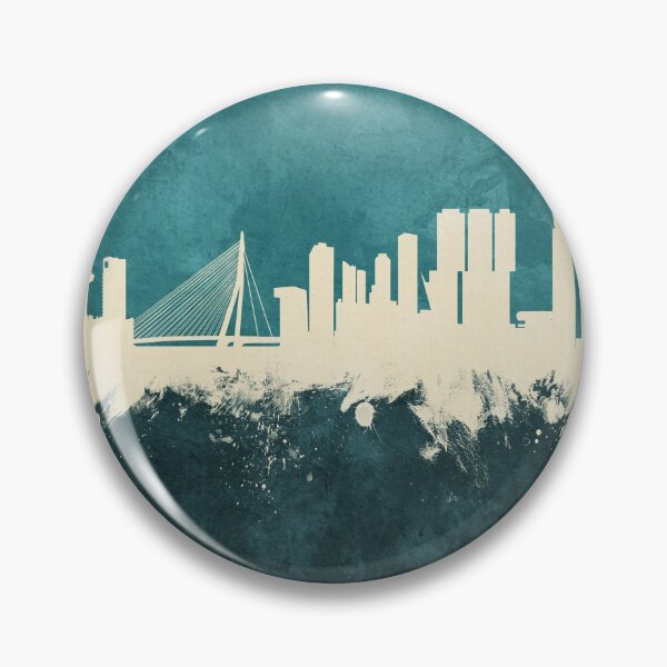 Artikelvorschau, Rotterdam The Netherlands Skyline entworfen und verkauft von ArtPrints.