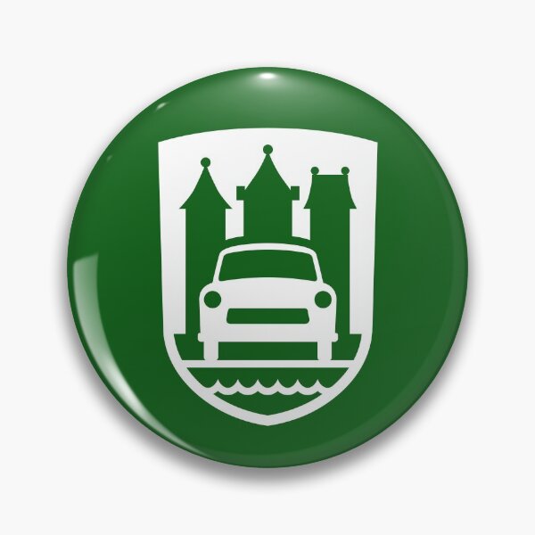 Item preview, Trabant Wappen Zwickau (white) designed and sold by VEB Ostladen.