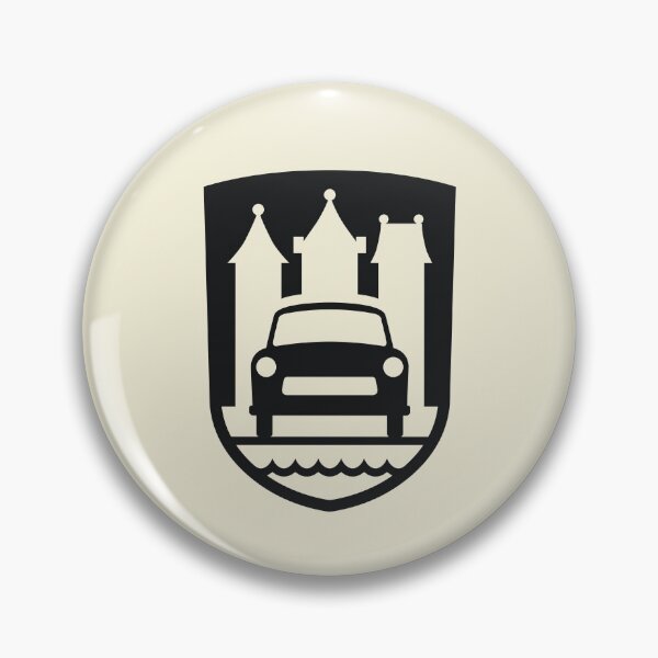 Item preview, Trabant Wappen Zwickau (black) designed and sold by VEB Ostladen.