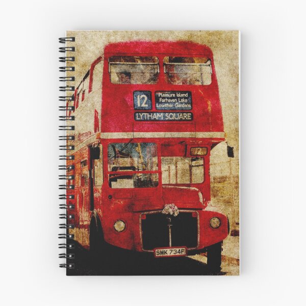 Aperçu de l'œuvre Big Red Bus créée et vendue par Linda Hoey.