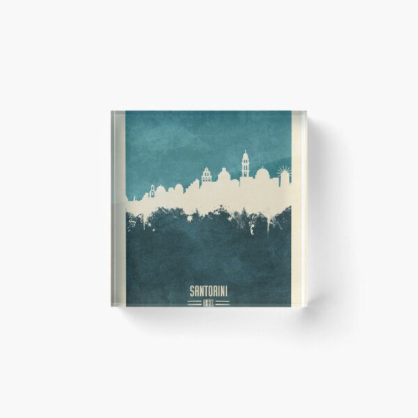 Artikelvorschau, Santorini Skyline entworfen und verkauft von ArtPrints.