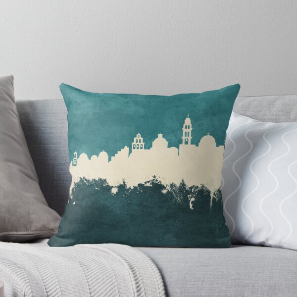 Aperçu de l'œuvre Santorini Skyline créée et vendue par ArtPrints.