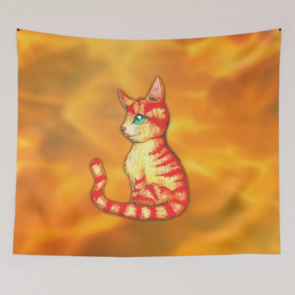 Item preview, Fiery cat designed and sold by Bwiselizzy.