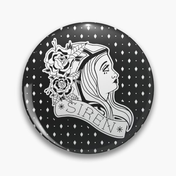 Maya (tatouage noir et blanc) Badge