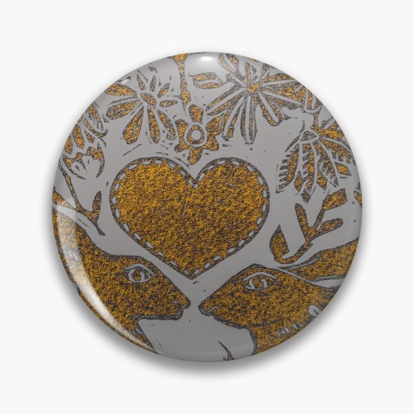 Item preview, Golden Dawn Hares and Flowers designed and sold by Lottie  Nevin.