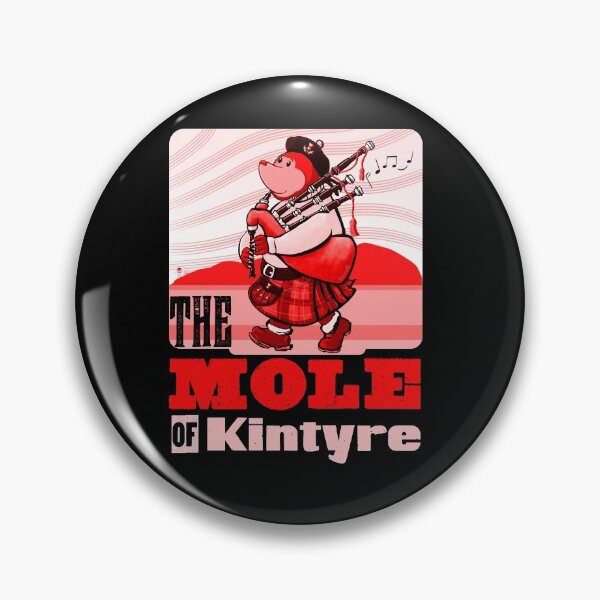 Item preview, Scots Bagpipe Playing Mole Of Kintyre Pipe Band designed and sold by brodyquixote.
