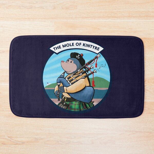Item preview, Scots Bagpipe Playing Mole Of Kintyre Pipe Band designed and sold by brodyquixote.