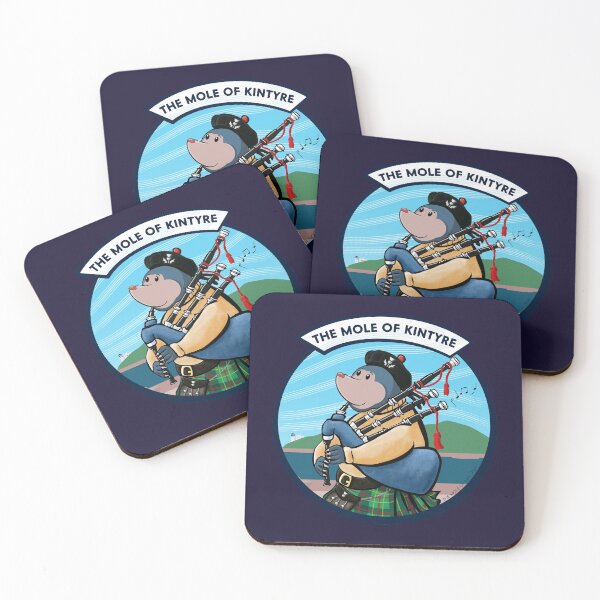 Item preview, Scots Bagpipe Playing Mole Of Kintyre Pipe Band designed and sold by brodyquixote.