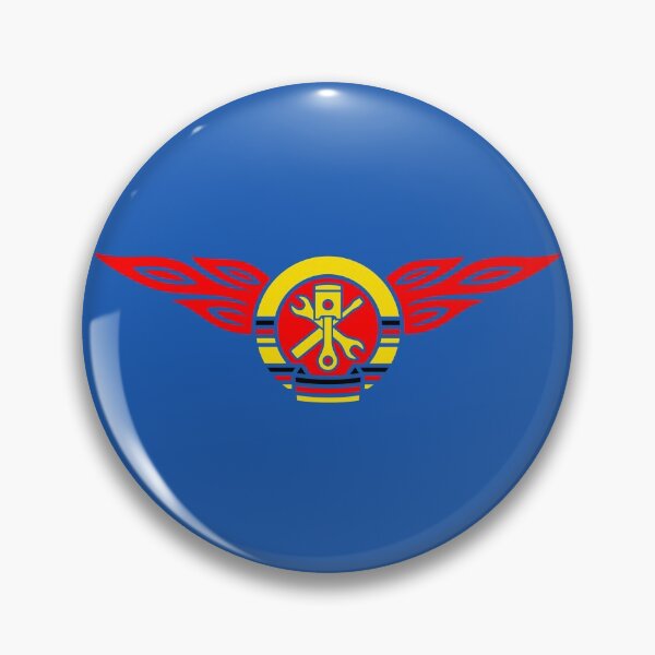 Item preview, DDR Flames Crest (tri-color) designed and sold by VEB Ostladen.
