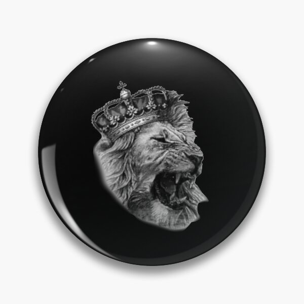 Aperçu de l'œuvre the powerful lion head with a crown for men and women créée et vendue par creative98desig.