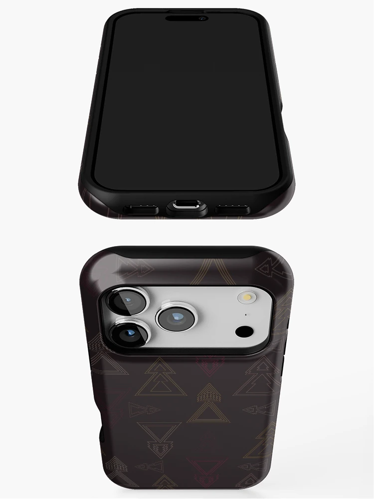 Thumbnail 3 of 4, iPhone Case, Triangular Pattern designed and sold by TM Selvam.