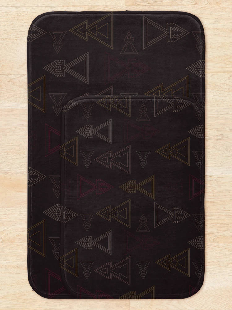Thumbnail 5 of 6, Bath Mat, Triangular Pattern designed and sold by TM Selvam.
