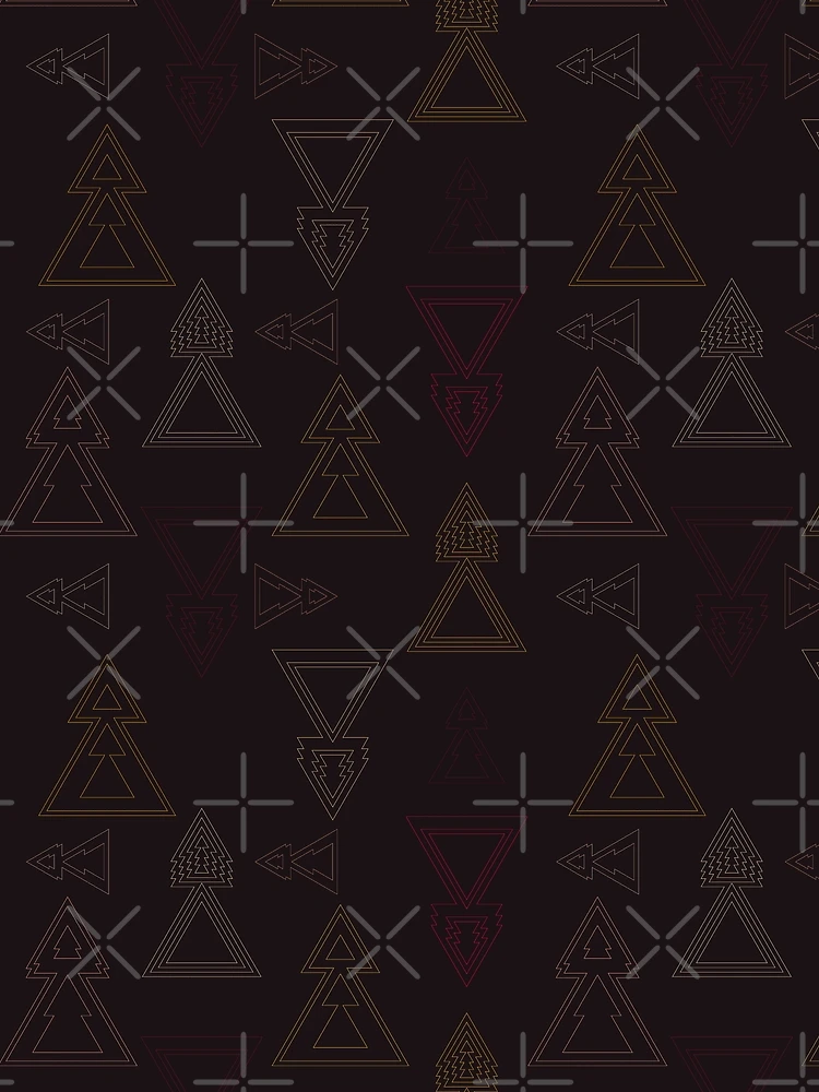 Thumbnail 3 of 3, Scarf, Triangular Pattern designed and sold by TM Selvam.