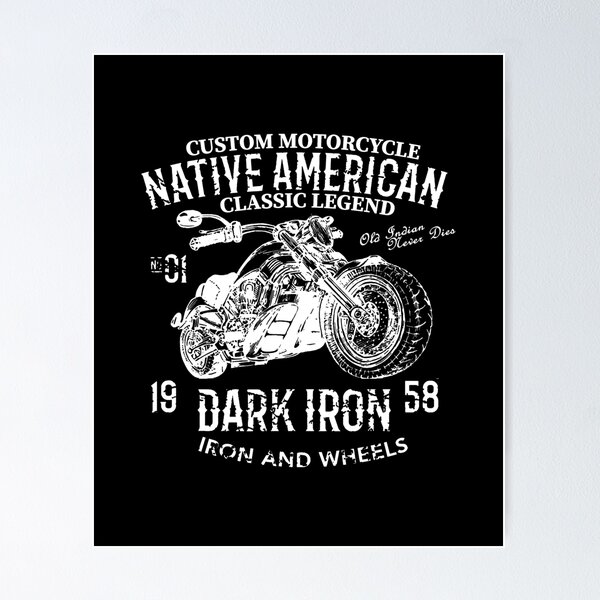Item preview, costum motorcycle native american for biker men and women designed and sold by creative98desig.