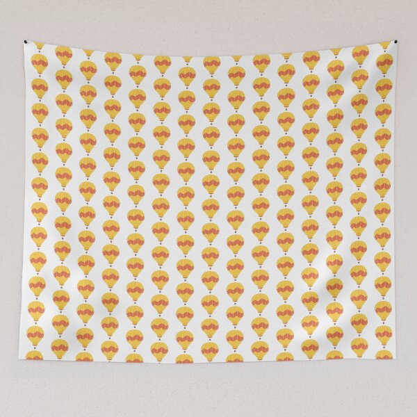 Item preview, hot air balloon | yellow and orange designed and sold by SaguaroCuts.