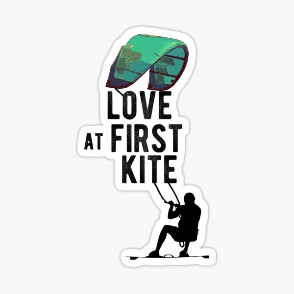 Aperçu de l'œuvre Love At First Kite - Drôle de kitesurf en hydroptère créée et vendue par Third Eye Supply.