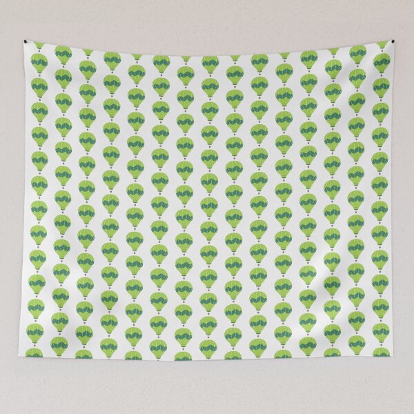 Item preview, hot air balloon | green designed and sold by SaguaroCuts.