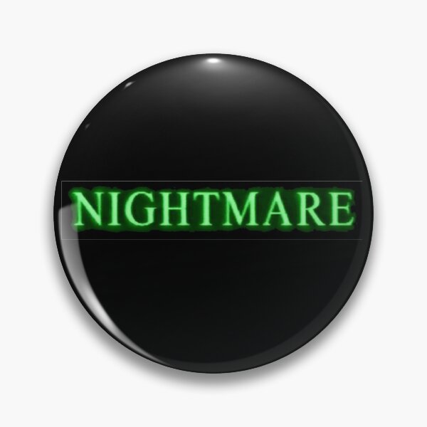 Item preview, NIGHTMARE Green Glow Text designed and sold by GiltchHorror.