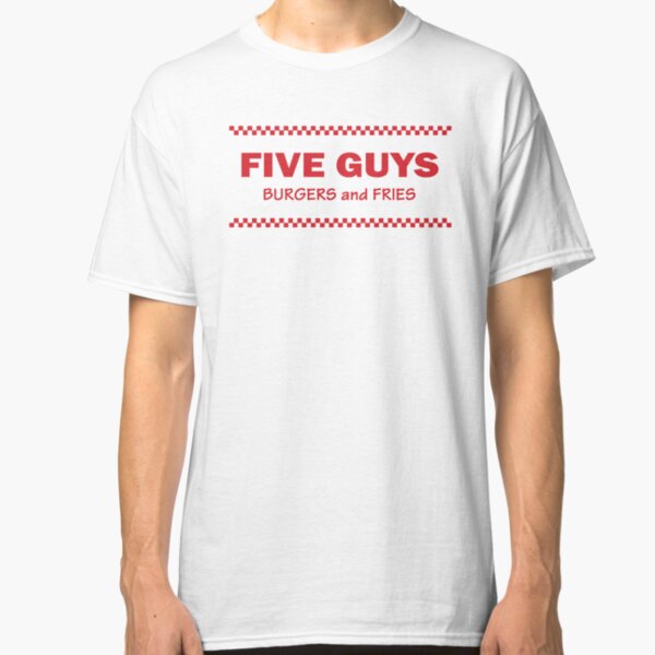 5 guys t shirts