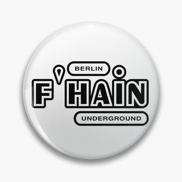 Item preview, Berlin Friedrichshain Underground (black text) designed and sold by futurytmi.