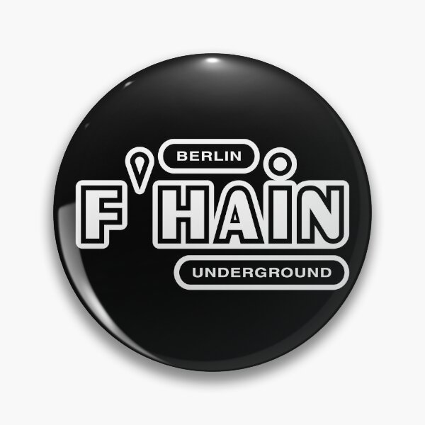 Item preview, Berlin Friedrichshain Underground (white text) designed and sold by futurytmi.