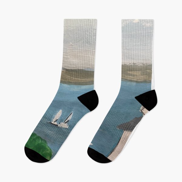 Item preview, Sailing Boats on a Calm Sea at Shanklin Isle of Wight designed and sold by Jeffrey Louis Salkilld.