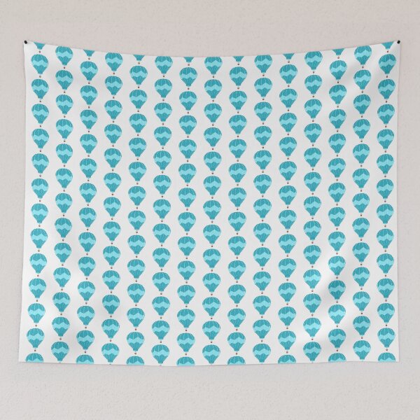 Item preview, hot air balloon | blue designed and sold by SaguaroCuts.