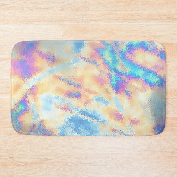 Item preview, Holographic colorful oily marble pattern designed and sold by artsome-design.