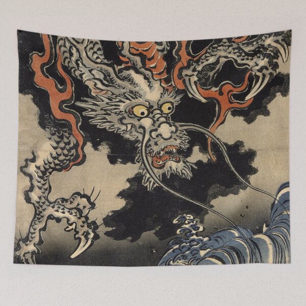 Item preview, Utagawa Kuniyoshi - Dragon and Waves designed and sold by Hangastudio.