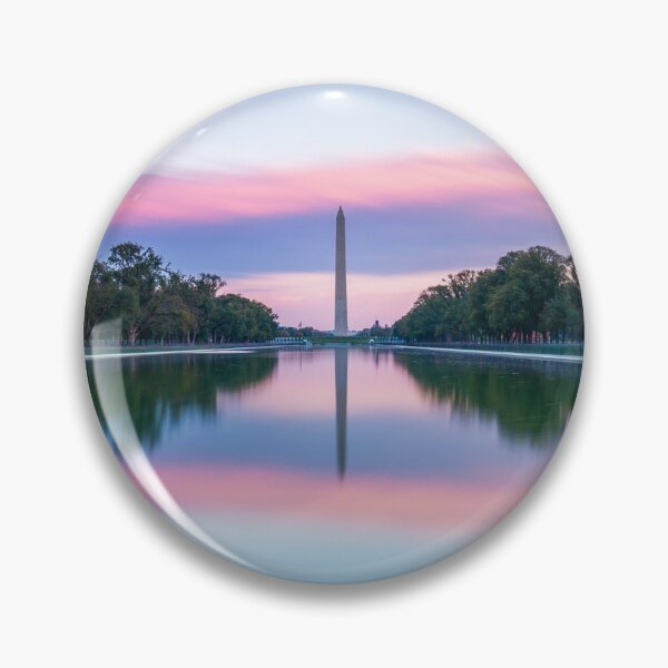 Item preview, Washington Monument and Reflecting Pool at Magic Hour designed and sold by Joshua Cahn.